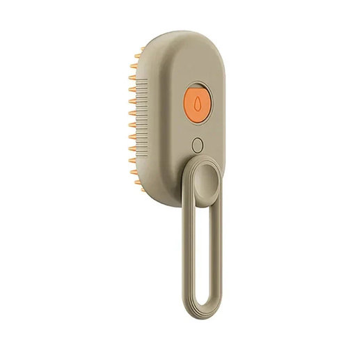 Fluffs 3-in-1 Electric Steam Cat Grooming Brush with Water Spray and Massage Function for Hair Removal